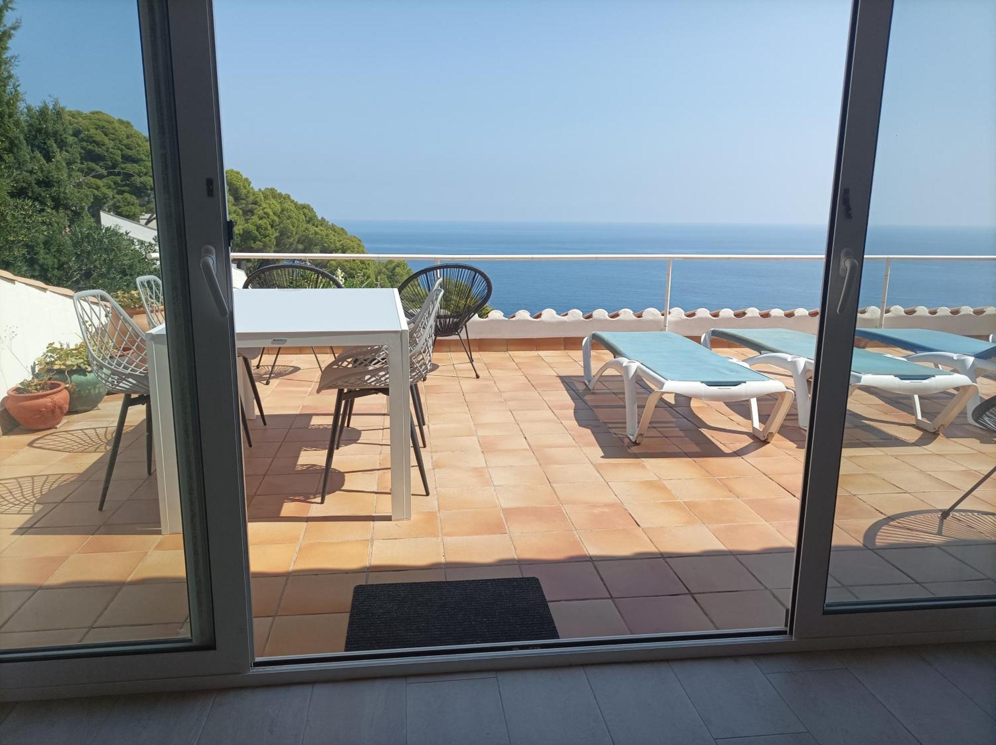 "La Terrasse De La Mer 8" -Climatisation-Wifi-Bbq -Piscine-Parking Begur Eksteriør billede